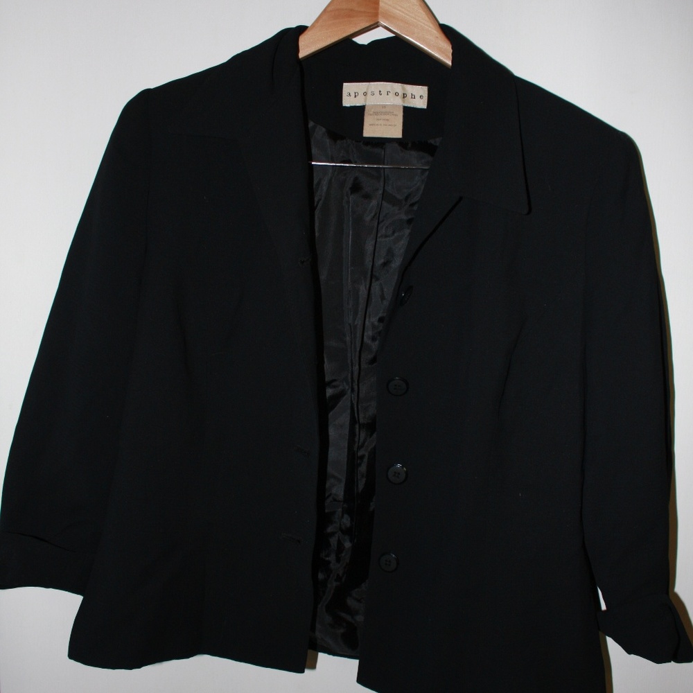 Apostrophe Black Blazer